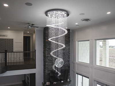Residential led lighting installation - Friesen Electric Installation