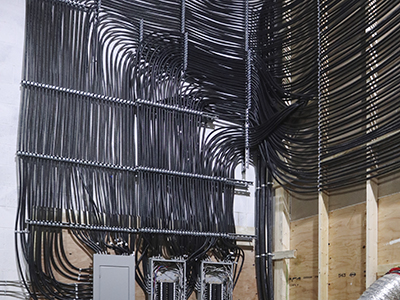 Main service electrical installation - Langley